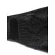 thumbnail image 5 of Conjunto de 2 piezas para mujer INSPIRE CHIC, top corto de cuello en V y falda con abertura, color negro, 5 of 6