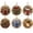 G, variant on 6 Pcs Christmas Wooden Diamond Painting Ornament Kit,Round DIY Diamond Art Hanging Pendant Set with Pattern,Handmade Craft Supplies for Christmas Tree Decor,Holiday Family F
