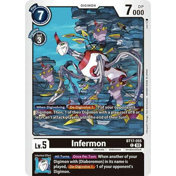 Digimon Secret Cris Infermon BT17-055