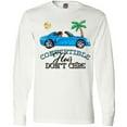 thumbnail image 3 of Inktastic Convertible Hair Don't Care with Black Hair and Blue Car Long Sleeve T-Shirt, 3 of 5