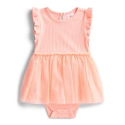 Baby Girls Tutu Bodysuit Dress, Sizes 0/3M-24M