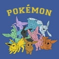 thumbnail image 2 of Women's Pokemon Eeveelutions Racerback Tank Top Royal Blue Heather Small, 2 of 4