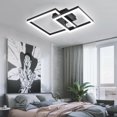 thumbnail image 3 of Modern LED Chandelier Pendant Lamp Dimmable Ceiling Light Fixture 60W+Remote, 3 of 12