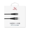 thumbnail image 2 of Cable Datos WILD FLAG Micro USB Universal 1.2m NEGRO Wild Flag Micro USB Universal, 2 of 4