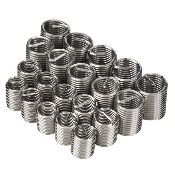 Inserto roscado, 20 piezas M12-M18 Inserto de alambre en espiral de ...