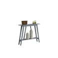 thumbnail image 3 of Kings Brand Furniture Conway Console Table - Functional Narrow Wood Accent Entryway Table with Storage Shelf for Hallway, Front Hall, Entryway, Living Room, Kitchen (Gray), 3 of 6