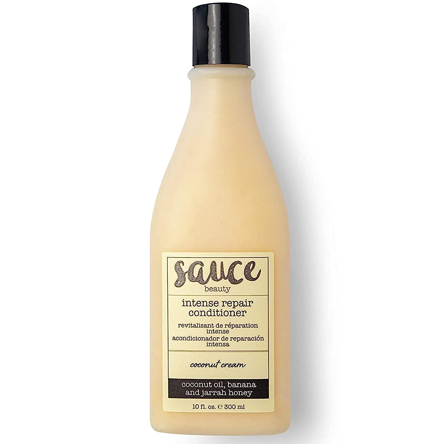 Sauce Beauty Coconut Cream Conditioner with Coconut Oil and Banana 10 fl. oz Bottle