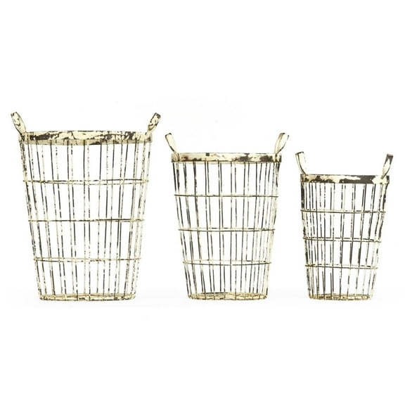 Crate Rustic Set 3 Metal New ZT-834