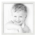 thumbnail image 2 of ArtToFrames 22" x 22" White Picture Frame, 22x22 inch White MDF Poster Frame (WOM-3930),  Pack, 2 of 8