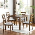 thumbnail image 6 of White Chicken Sketch Pattern Seat Covers for Dining Room Chairs Set Of 4,Stretch Printed Washable Chair Seat Cover with Elastic Ties and Button,Removable Waterproof Couch Cushion Covers, 6 of 6