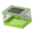 thumbnail image 2 of Tanque plegable transparente para reptiles, hábitat para lagartos, caja ventilada multiusos para geckos y tortugas con cubierta deslizante, 41,8 x 30 Verde, 2 of 10