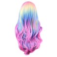 thumbnail image 1 of Rainbow Wig European & American Cosplay Wig Party Ghost Festival Wig, 1 of 5