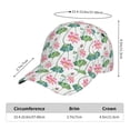 thumbnail image 2 of Lukts Chapeau à Motif de Fleurs de Lotus pour Hommes/femmes, Non Structuré/coton, 2 of 6