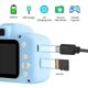 thumbnail image 3 of Cámara para niños, cámara fotográfica digital para niños, cámara selfie, cámara digital de 2 pulgadas, 8 m píxeles, con luz de flash, cámara divertida para niño y niña, tarjeta SD de 32 GB, azul,, 3 of 6
