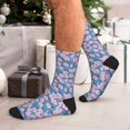 thumbnail image 7 of KLL Orchids Flowers Print Cool Socks Men's Women's Crew Socks Funny Crazy Novelty Stockings, 7 of 7