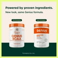 thumbnail image 4 of Genius BCAA Powder - 5g Vegan BCAAs L-Glutamine, Cognizin & Rhodiola Muscle Recovery Energy Support 100mg Caffeine Pre, Intra, Post-Workout Nootropic Supplement for Focus & Performance - Orange, 4 of 8