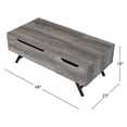 thumbnail image 3 of Acme Furniture ACME Throm Coffee Table w/Lift Top, Gray Oak Finish, 3 of 6
