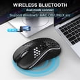 thumbnail image 6 of Wireless Gaming Mouse SGEYR Lightweight with 800-1200-1600 DPI Honeycomb Shell Programmable 6 Buttons, 6 of 8