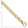 thumbnail image 2 of 10K Yellow Gold 6.5Mm Hand-Polished Fancy Link Bracelet (Width 6.5) (Length 7.25) - Jbsp, 2 of 5
