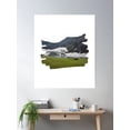 thumbnail image 2 of Mountain Lake Snow Poster Wall Art, Modern Wall Decor, 12x18 UNFRAMED, 2 of 3