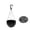 Black, variant on Self Watering Hanging Planter with Drainage Layer, Plastic Suspended Flower Pot for Succulents Pothos, Built-in Water Reservoir for Easy Indoor Outdoor Home Decor