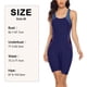 thumbnail image 2 of Traje de baño de una pieza para mujer Boyleg Racerback Athletic Training Traje de baño, Traje de baño de vacaciones, Azul oscuro, 2 of 7
