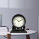 thumbnail image 2 of Reloj de escritorio redondo sin tictac con números grandes, silencioso, decorativo, para repisa. EstiloB, 2 of 7