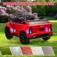 thumbnail image 3 of QinaQin 2-Seater Licensed Cadillac 24V Kids Electric Ride-On Truck, Remote Control Car with Spring Suspension, Music System, LED Lights, 3 of 7