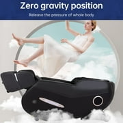 BestMassage SL Track Electric Shiatsu Full Body Zero Gravity Massage Chair, with Remote Controls Bluetooth Speaker Built-in Heat,Black
