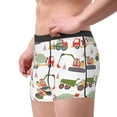 thumbnail image 3 of Kdxio Men's Boxer Briefs with Excavator Print - Comfortable and Breathable Underwear for Everyday Wear, 3 of 7