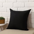 thumbnail image 4 of Joernso Plain Solid Color Throw Pillow Case Home Sofa Linen Cotton Square Cushion Cover, 4 of 7