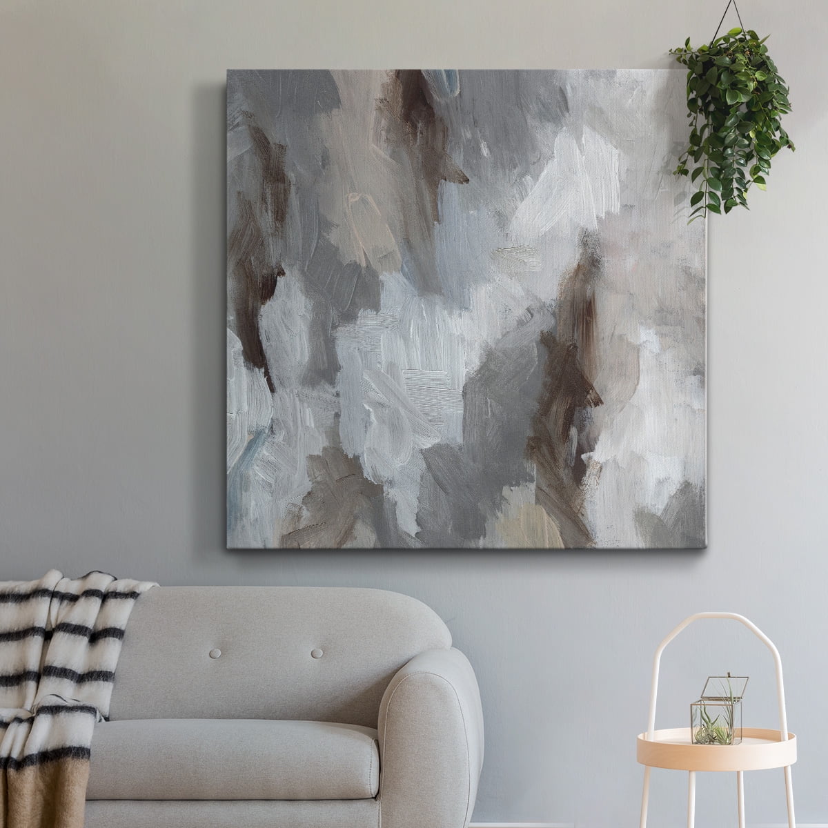 Wexford Home Cloudy Shapes II-Premium Gallery Wrapped Canvas, 16" x 16" - Ready to Hang