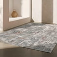 thumbnail image 5 of Rug Branch Contemporary Abstract  Grey Red Indoor Area Rug - 5x7, 5 of 7