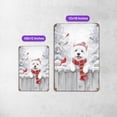 thumbnail image 5 of Playful West Highland White Terrier Welcomes Winter Snowy Day with Cardinal Bird Vertical Metal Aluminum Sign Westie Westy Dog Lover Wall Art Home Decor - 2017, 5 of 5
