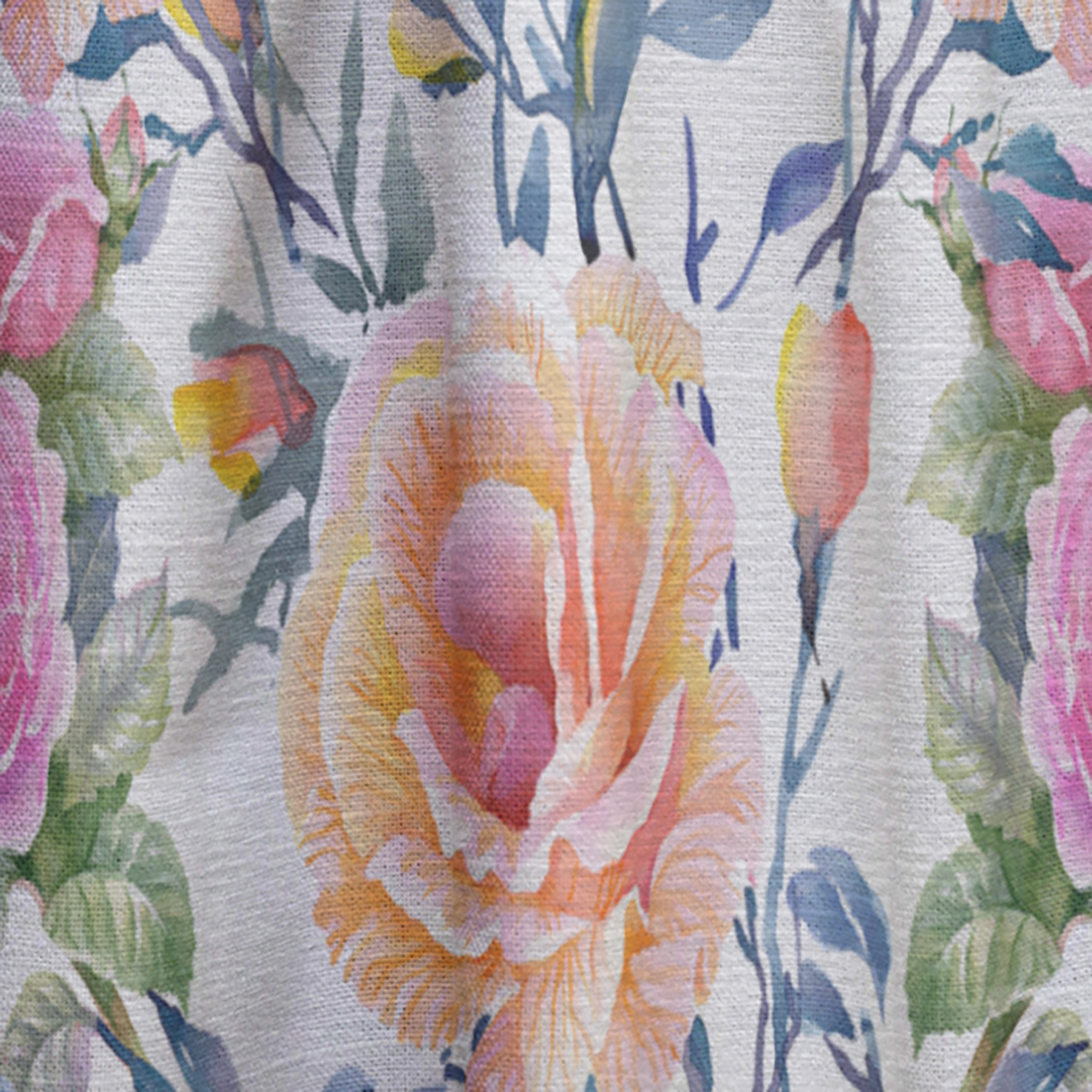 Designart 'Blossom Pink XXXIV' Floral Curtain Panel