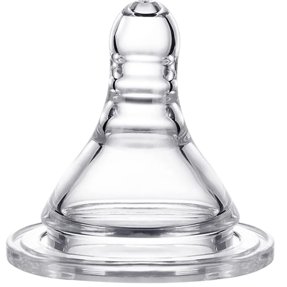 Bottle Nipples Slow Flow Nipple Level 1,Newborn Bottles,Slow Flow Bottle Nipples for Newborns and Older,Silicone Nipples for Bottles,100% Silicone Material,BPA Free,Soft Touch,Easy Clean,1 Pack
