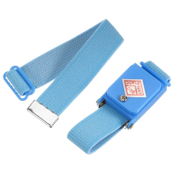 Uxcell Anti Static Wrist Strap, ESD Antistatic Bracelet Adjustable Cordless with Spare Bracelet Sea Blue