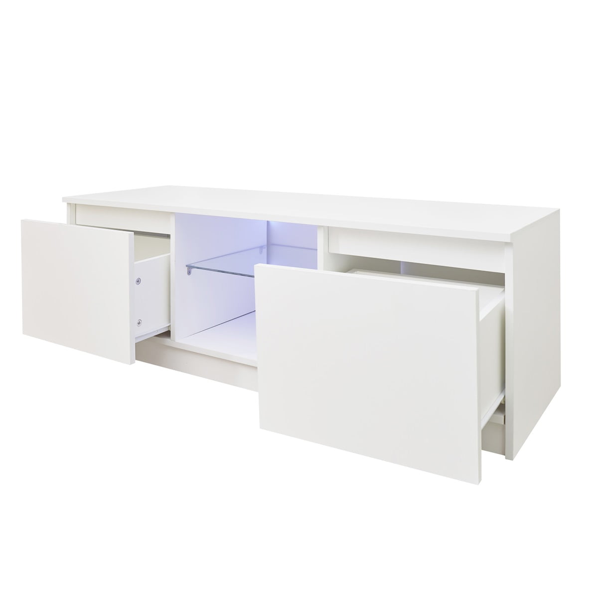 Lowestbest Modern TV Stand for TVs up to 65", LED Entertainment Center w/12 Colors, Remote Control Lights Lowestbest Modern TV Stand for TVs up to 65", LED Entertainment Center w/12 Colors, Remote Control Lights