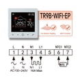 thumbnail image 2 of Thermostat For Gas Boiler, Floor Heating Tuya Smart Room Temperature Regulator Works Home LCD Screen ,Upgrade Function, 2 of 7