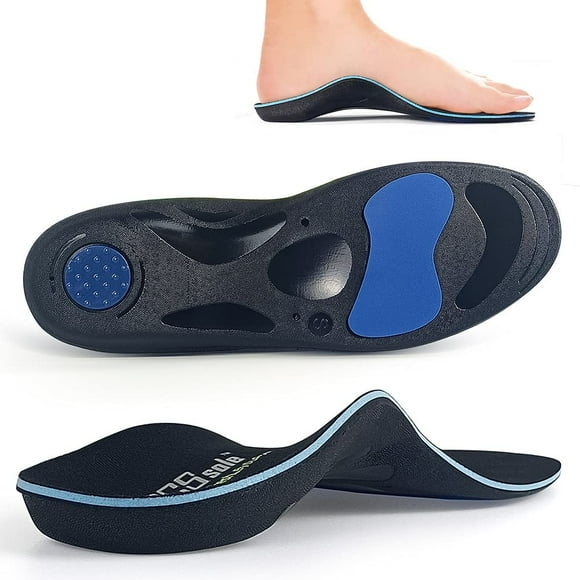 PCSsole Orthotic High Arch Support Insoles, Comfort Sport Insert for Flat Feet, Plantar Fasciitis, Feet Pain, Foot Valgus, Over Pronation for Men and Women(32cm)