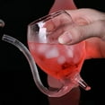 thumbnail image 4 of Wine Glass,Elegant Port Sippers Port Sipping,Vampire Glass Cup with Built-in Straw for Juice, Wine, 4 of 7