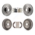 thumbnail image 1 of Transit Auto Front Rear Disc Brake Rotors Ceramic Pads and Drum Kit for Car Toyota Matrix Pontiac Vibe K8A-104955, 1 of 11