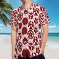 thumbnail image 5 of High Quality Hawaiian Shirts for Men Short Sleeve Aloha Beach Shirt Floral Summer Casual Button Down Shirts Blouses XMCHKW, 5 of 7