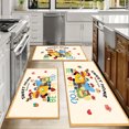 thumbnail image 6 of Kitchen Rugs Sets 3 Piece with Runner Floral Kitchen Floor Mat Carpet Farmhouse Rugs and Mats Non Skid Washable Runner Rug for Kitchen Office Sink Laundry, 6 of 12