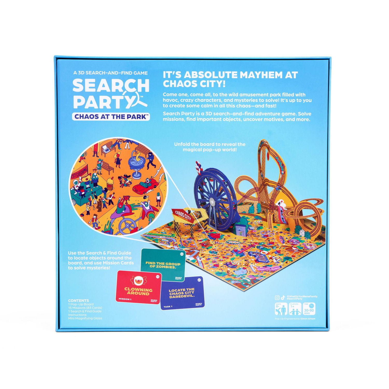 Search Party : Chaos au parc par What Do You Meme? – Jeu de société interactif de recherche et d’observation pour enfants et familles, 8 ans et plus