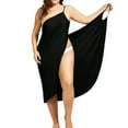 thumbnail image 4 of keepw Transformer Plage Look Polyvalent et Élégant Plage Maillots de Bain Robe d'Été Plage Robe Large Application Noir 4XL 1Set, 4 of 6