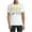 White - yellow, variant on Elevenparis Mens Parking Graphic T-Shirt, White, Small