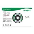 thumbnail image 2 of Disco de Pulido TENAZIT Flap Felpa Lana 4-1/2x3/16x7/8 Tipo 27 #2305, 2 of 5