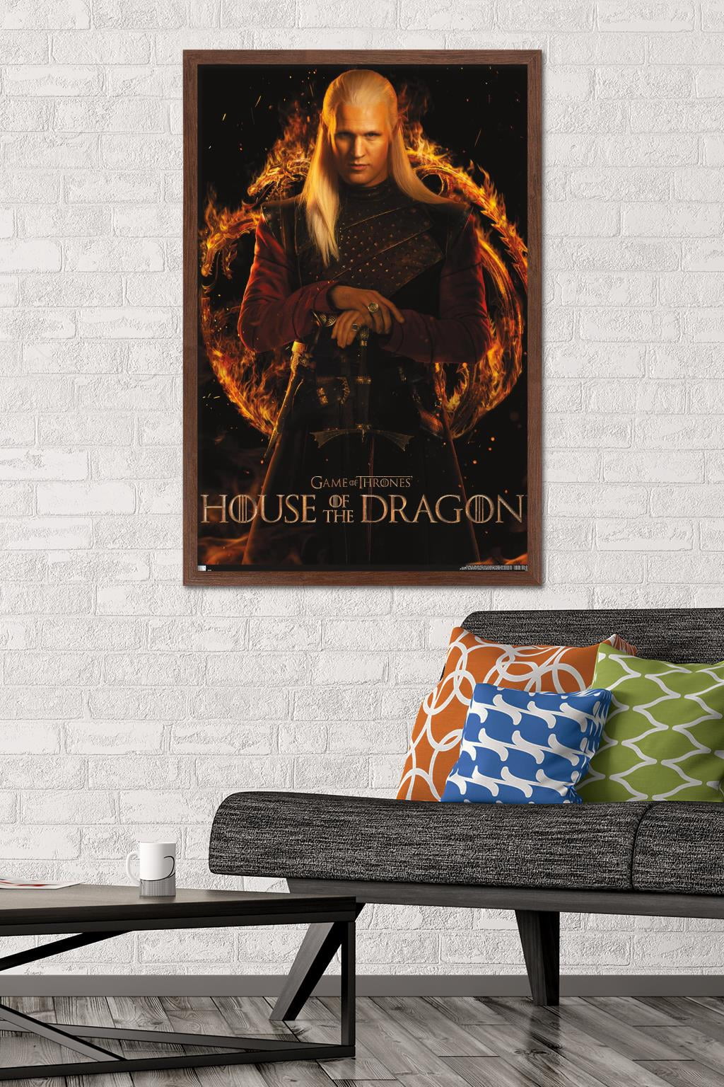 House of the Dragon - Daemon One Sheet Wall Poster, 22.375" x 34" Framed