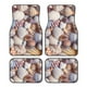 thumbnail image 1 of Fotbe Sea Shells Juego de 4 Tapetes para Auto con Estampado – Alfombrillas de Goma Reforzada, Diseño Antideslizante, Protección para Todo el Año – Vehículos, Autos, Camionetas y SUVs, 1 of 7